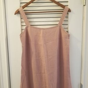 Eileen Fisher Square Neck Linen Dress